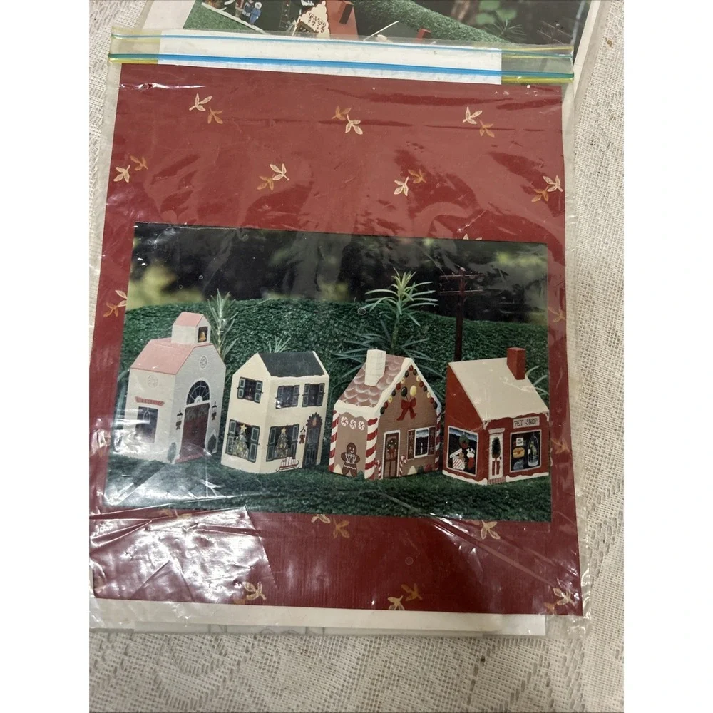 Home folk Designs, Christmas Village 2 Bean Bag Storage Projects, Building Instr